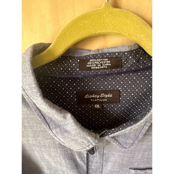 Eighty Eight Shirt‎ Men's XXL Button Up - Picture 3 of 9